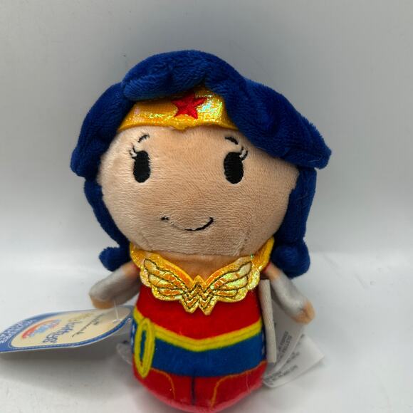 Hallmark DC Comics Itty Bittys WONDER WOMAN Set of 3 Beanie Plush Dolls NWT - Picture 7 of 9